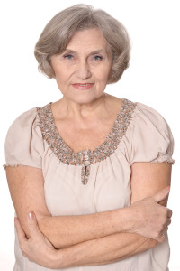 Portrait of a nice senior woman